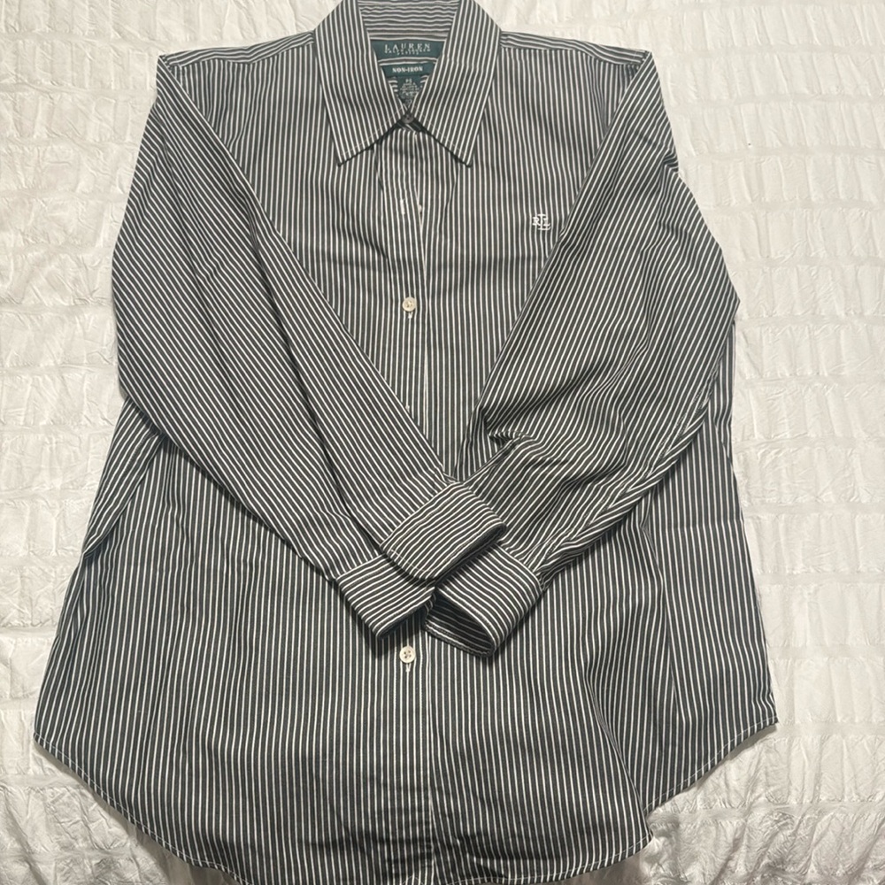 Vintage Ralph Lauren Stripped Button Down